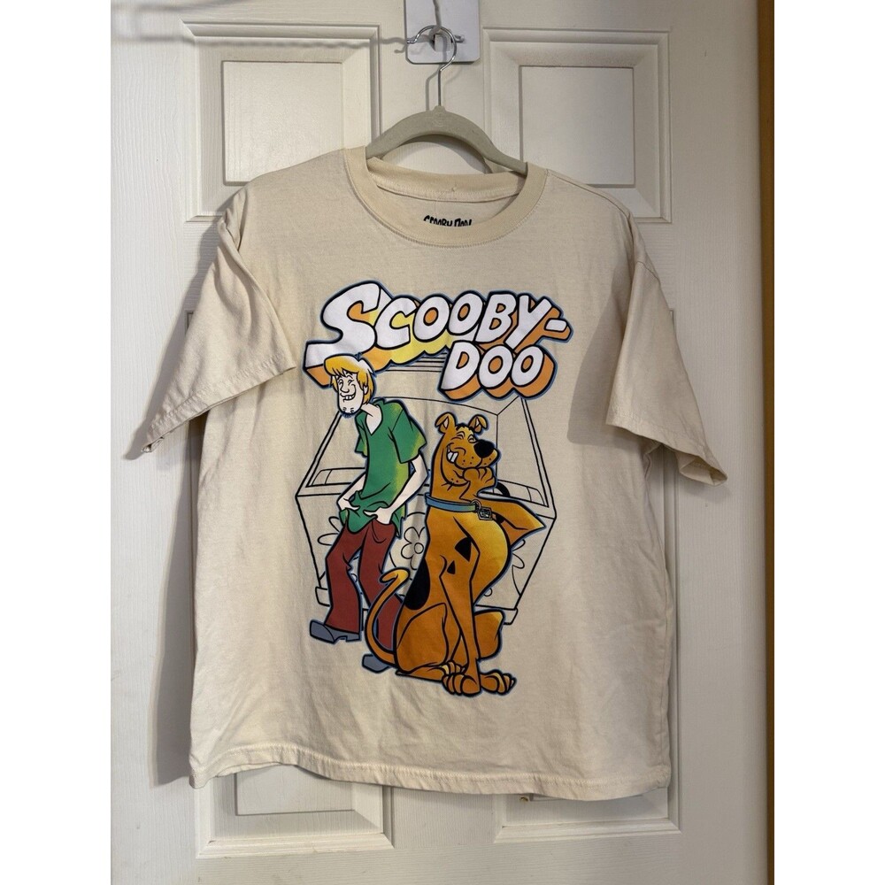 Scooby Doo Graphic T Shirt Mens Large Mystery Machine Cartoon Tee